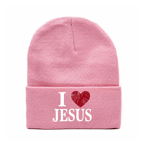 Beanie Rosa - I love jesus