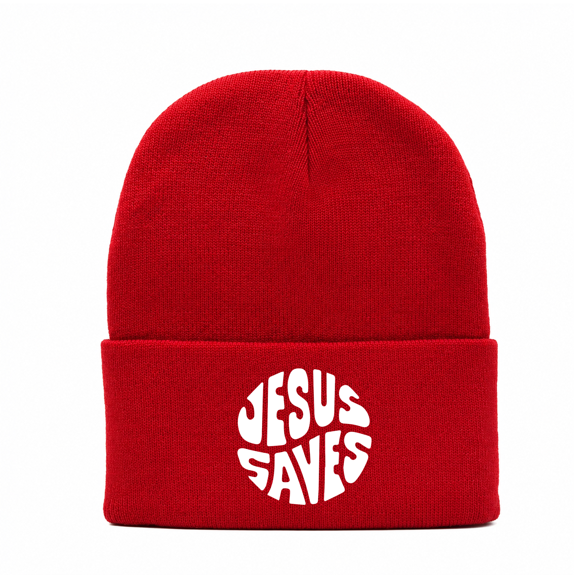 Beanie Rojo - Jesus Saves 1