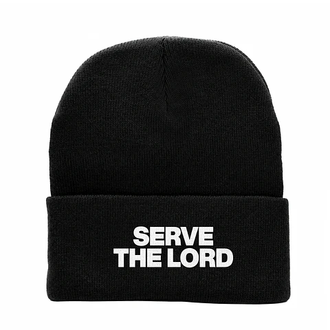 Beanie Negro - Serve the lord