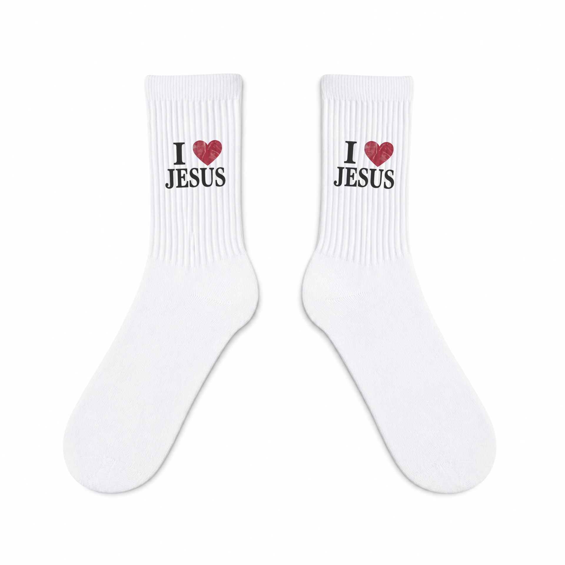 Calcetines Blancos - I love jesus 1