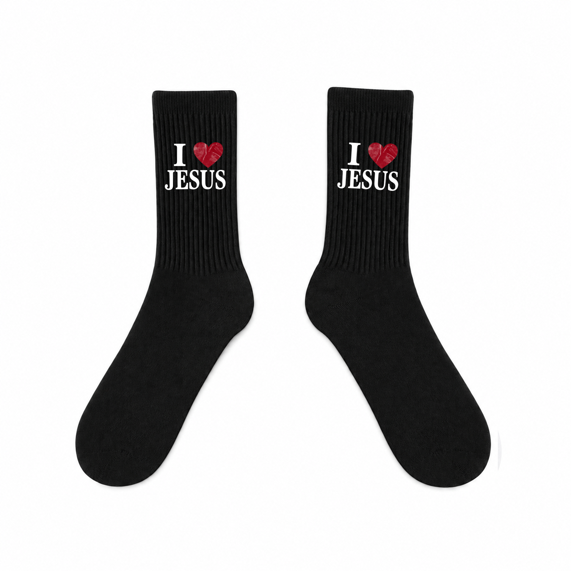 Calcetines Negros - I love Jesus 1