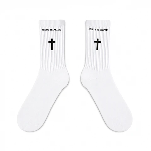 Calcetines Blancos - Jesus Is alive