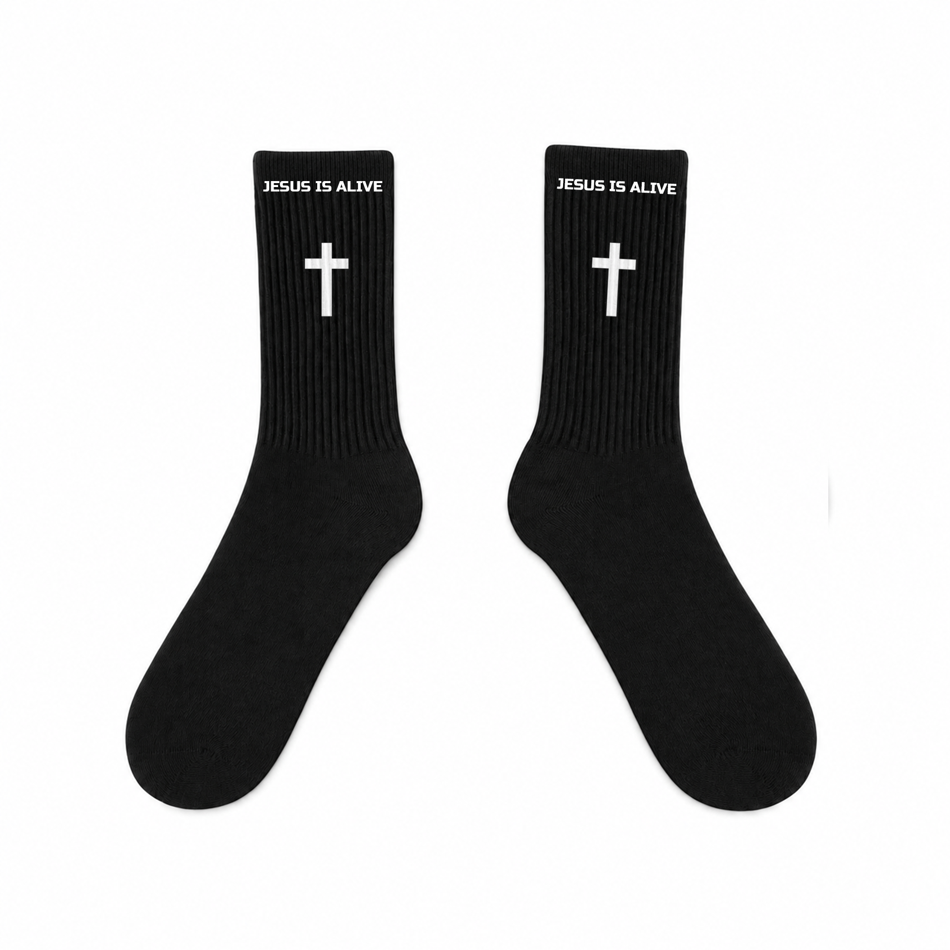 Calcetines Negros - Jesus Is alive 1