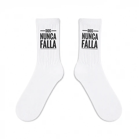 Calcetines Blancos - Dios nunca falla