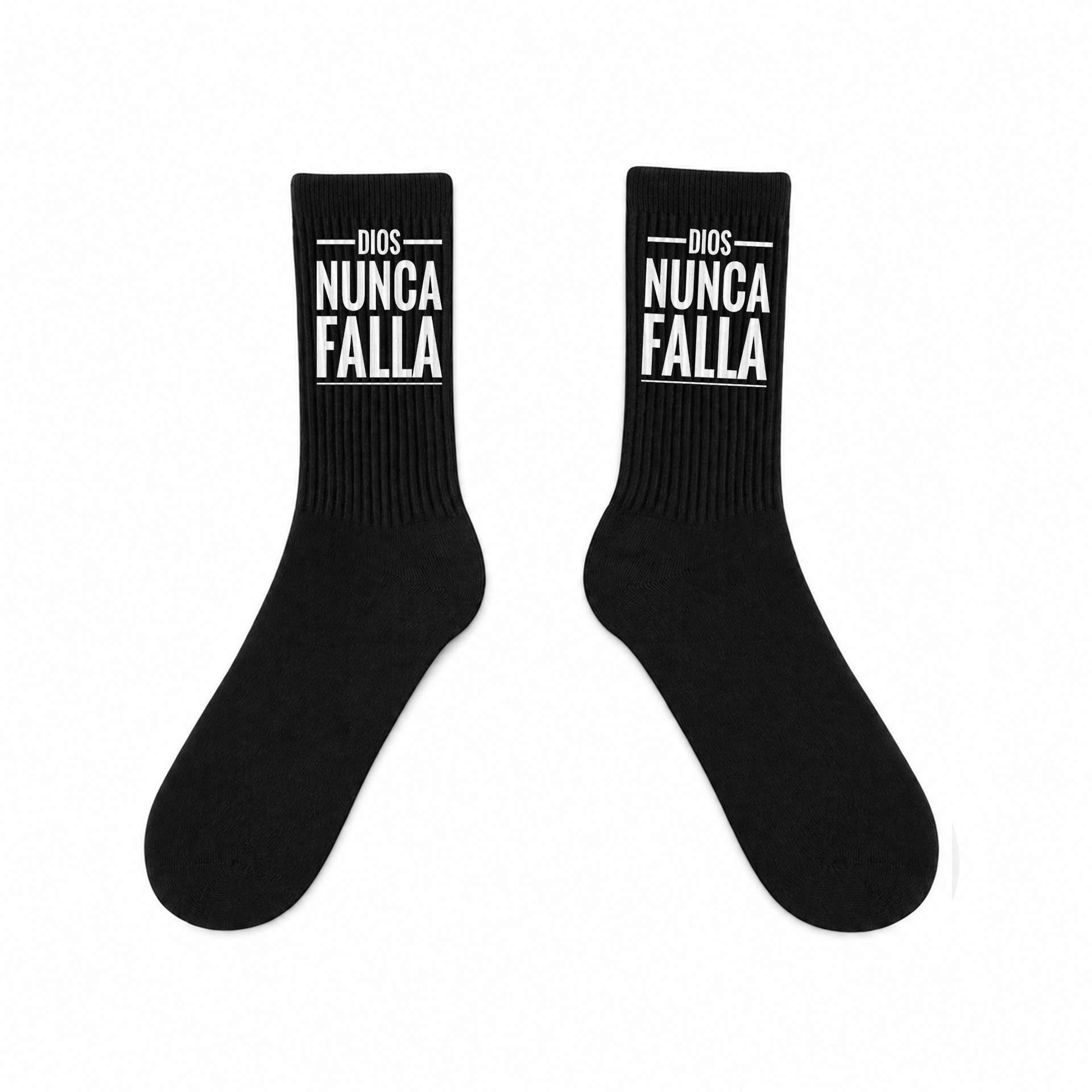 Calcetines Negros - Dios nunca falla 1