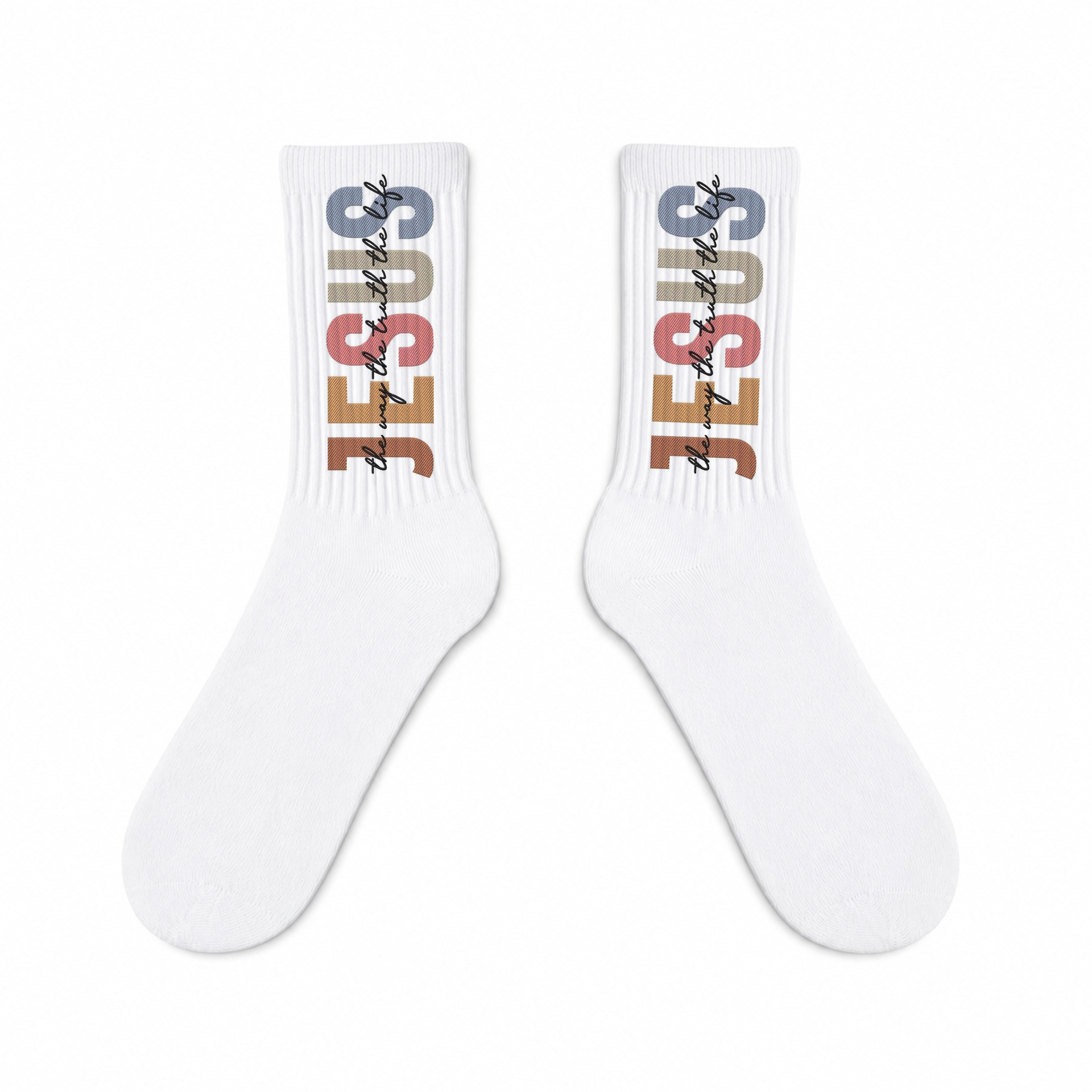 Calcetines Blancos - Jesus the way 1