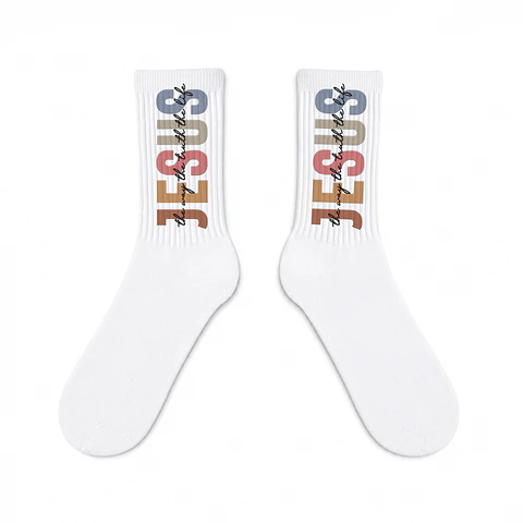 Calcetines Blancos - Jesus the way