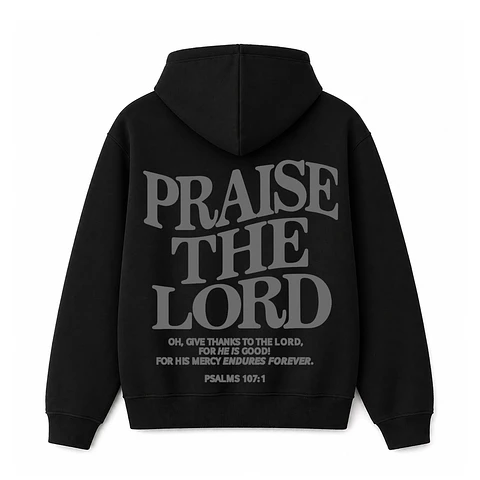 Polerón Hoddie Regular - Praise the lord