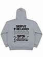 Polerón Hoddie Overbox Gris - Serve the Lord - Miniatura 2