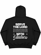 Polerón Hoddie Overbox Negro - Serve the Lord - Miniatura 2