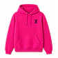 Polerón Hoddie Regular Fucsia Negro - Pretty girls love Jesus - Miniatura 2