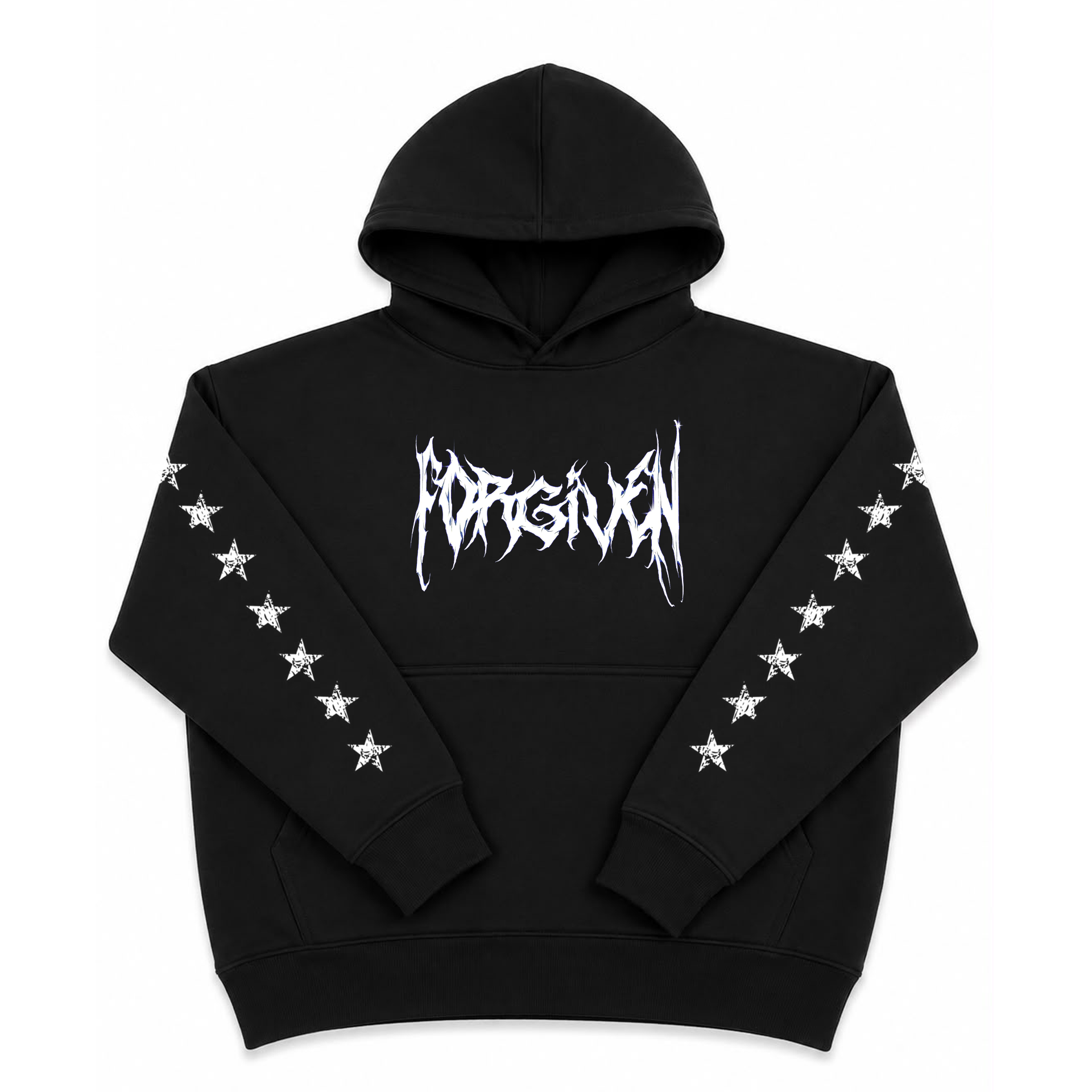 Polerón Hoddie Overbox Negro - Forgiven 2