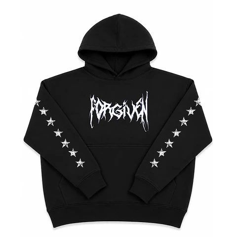 Polerón Hoddie Overbox Negro - Forgiven