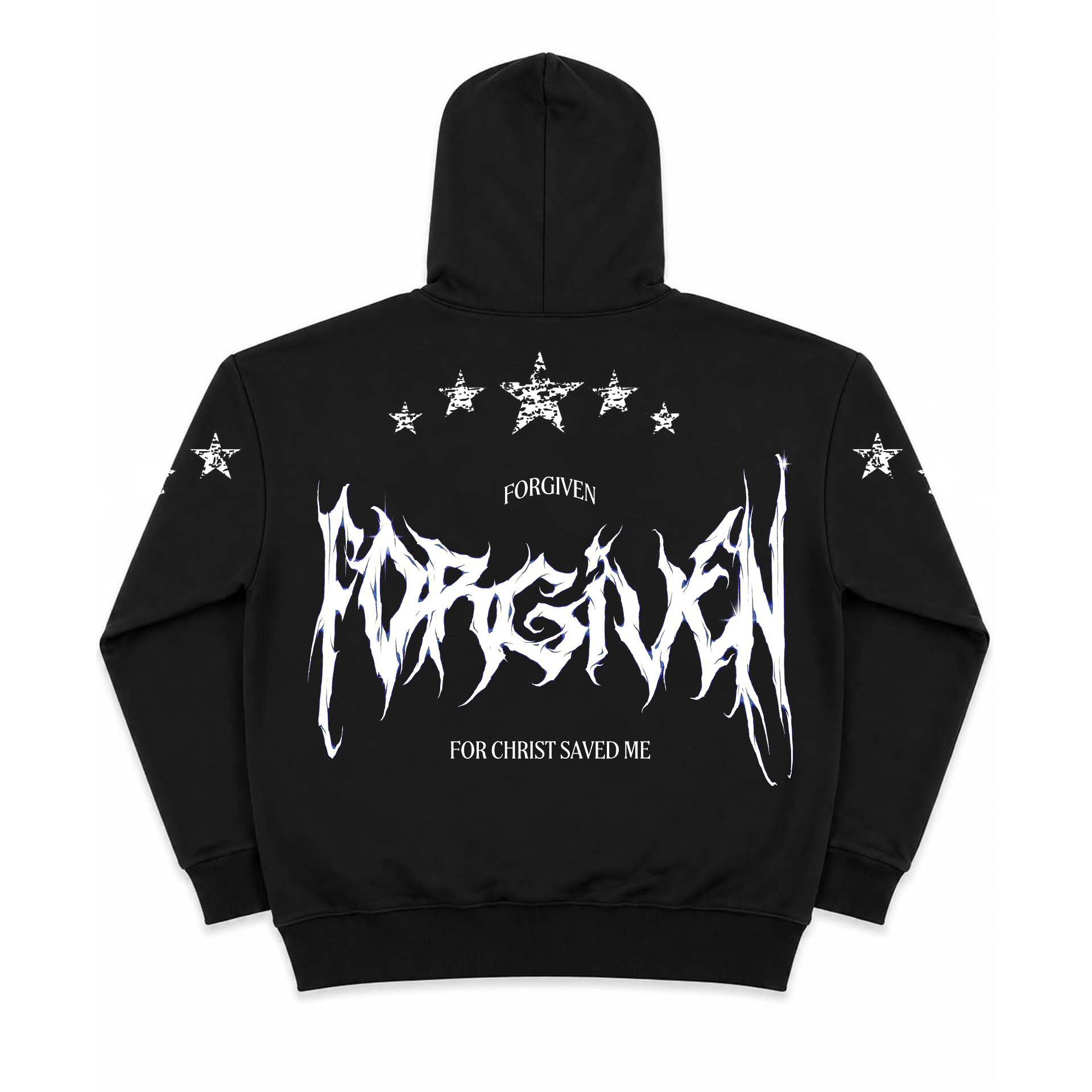 Polerón Hoddie Overbox Negro - Forgiven 1