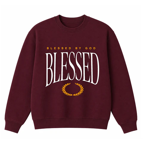 Polerón Crewneck Regular - Blessed