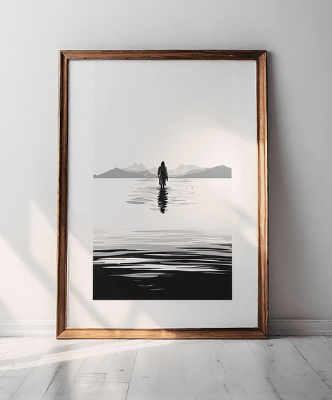 Cuadro decorativo Jesus Walks