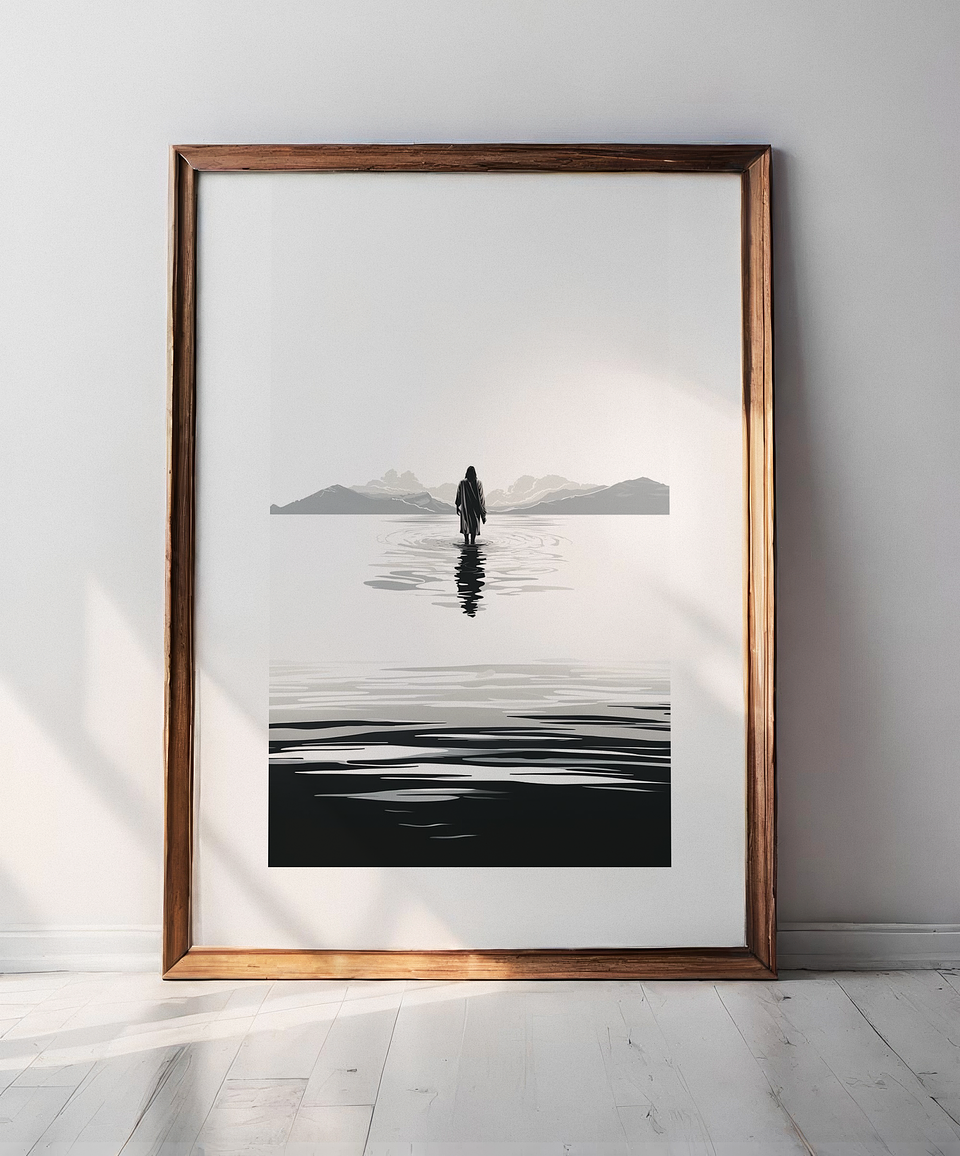 Cuadro decorativo Jesus Walks 1