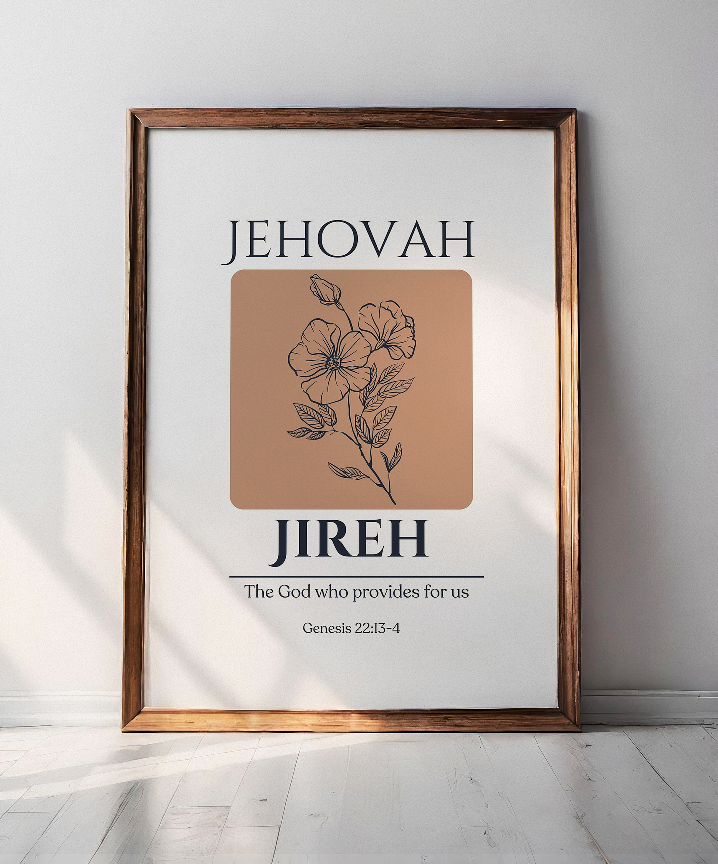 Cuadro decorativo Jehová Jireh 1