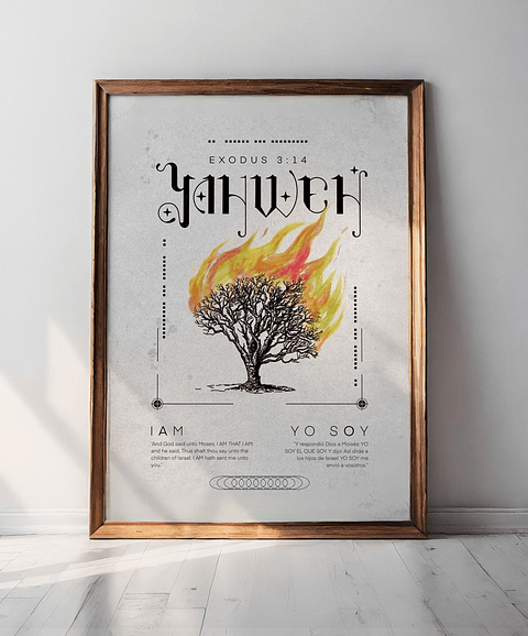 Cuadro decorativo Yahweh