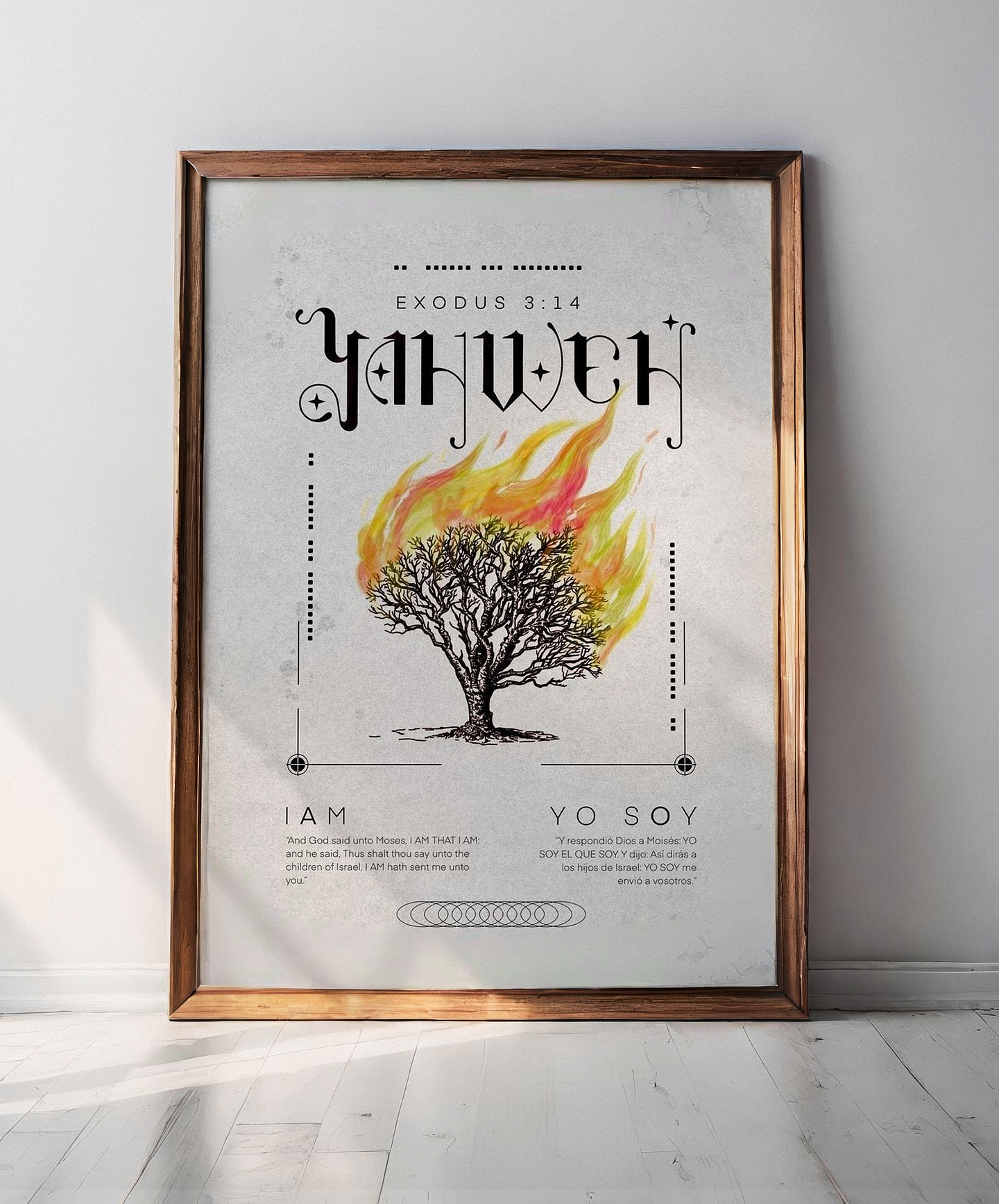 Cuadro decorativo Yahweh 1