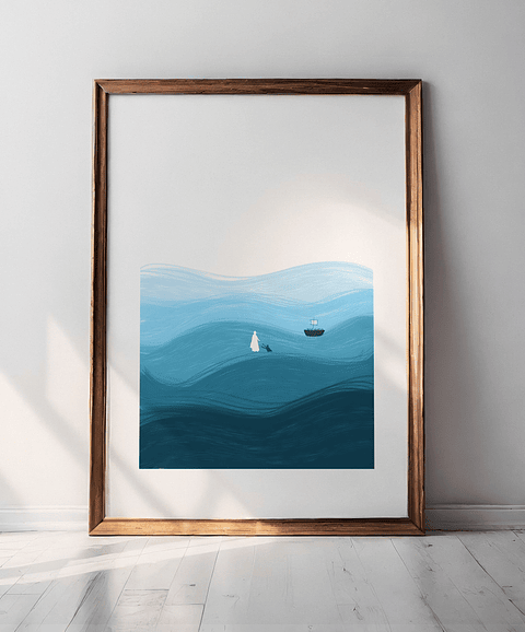 Cuadro decorativo Jesús me salvó