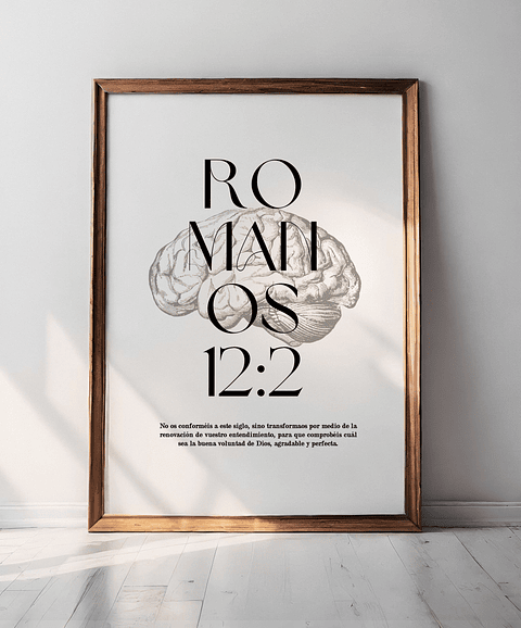 Cuadro decorativo Romanos 12:2