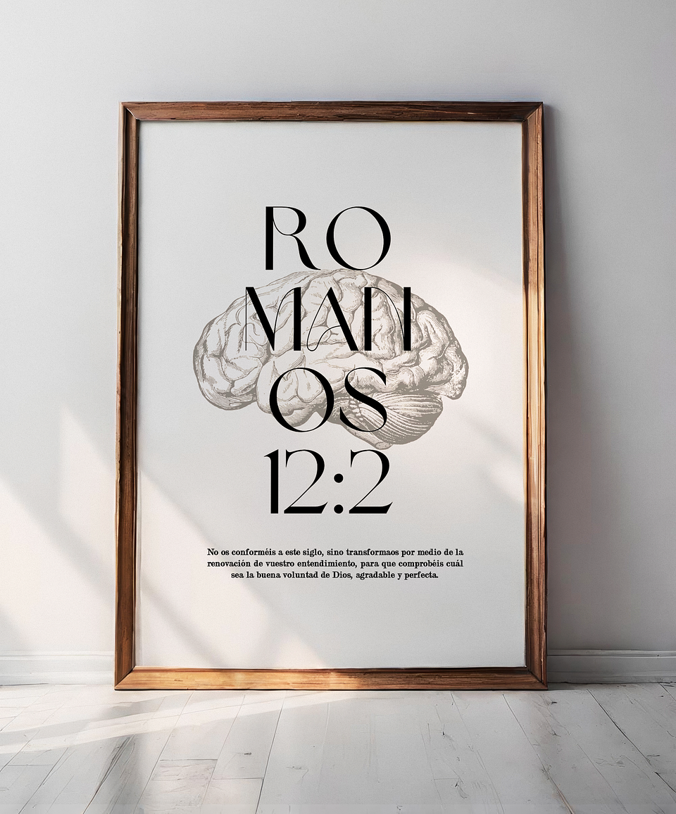 Cuadro decorativo Romanos 12:2 1