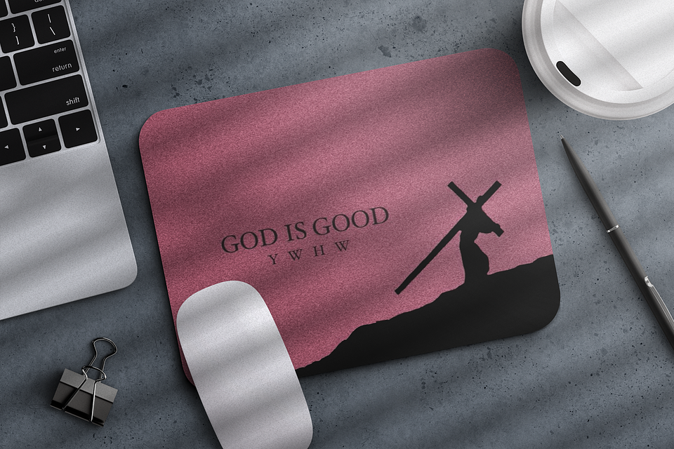 Mouse pad God is Good 1