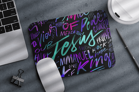 Mouse pad Jesus Name