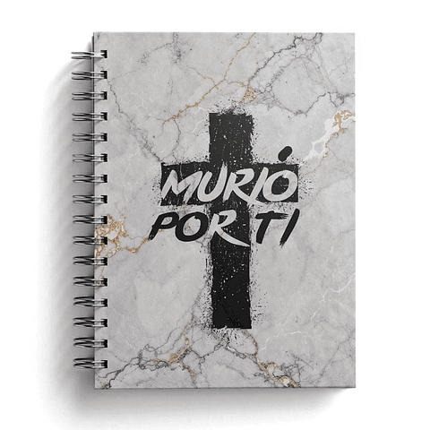 Cuaderno Murió por ti
