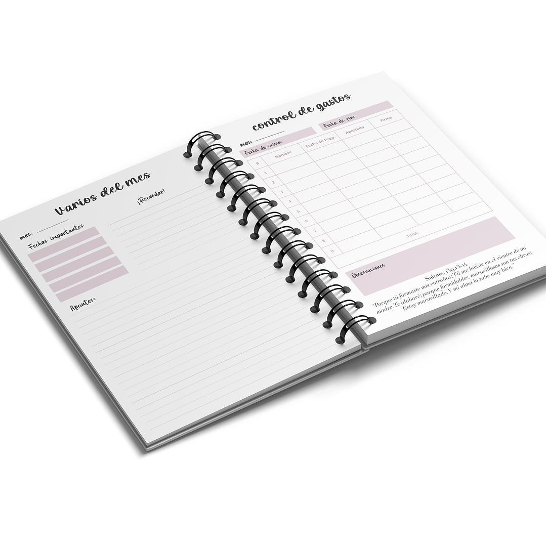 Agenda Soy Hija de Dios 2