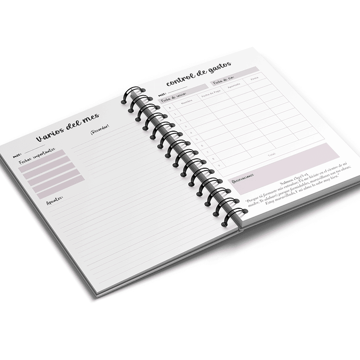 Agenda León Color Negro 3