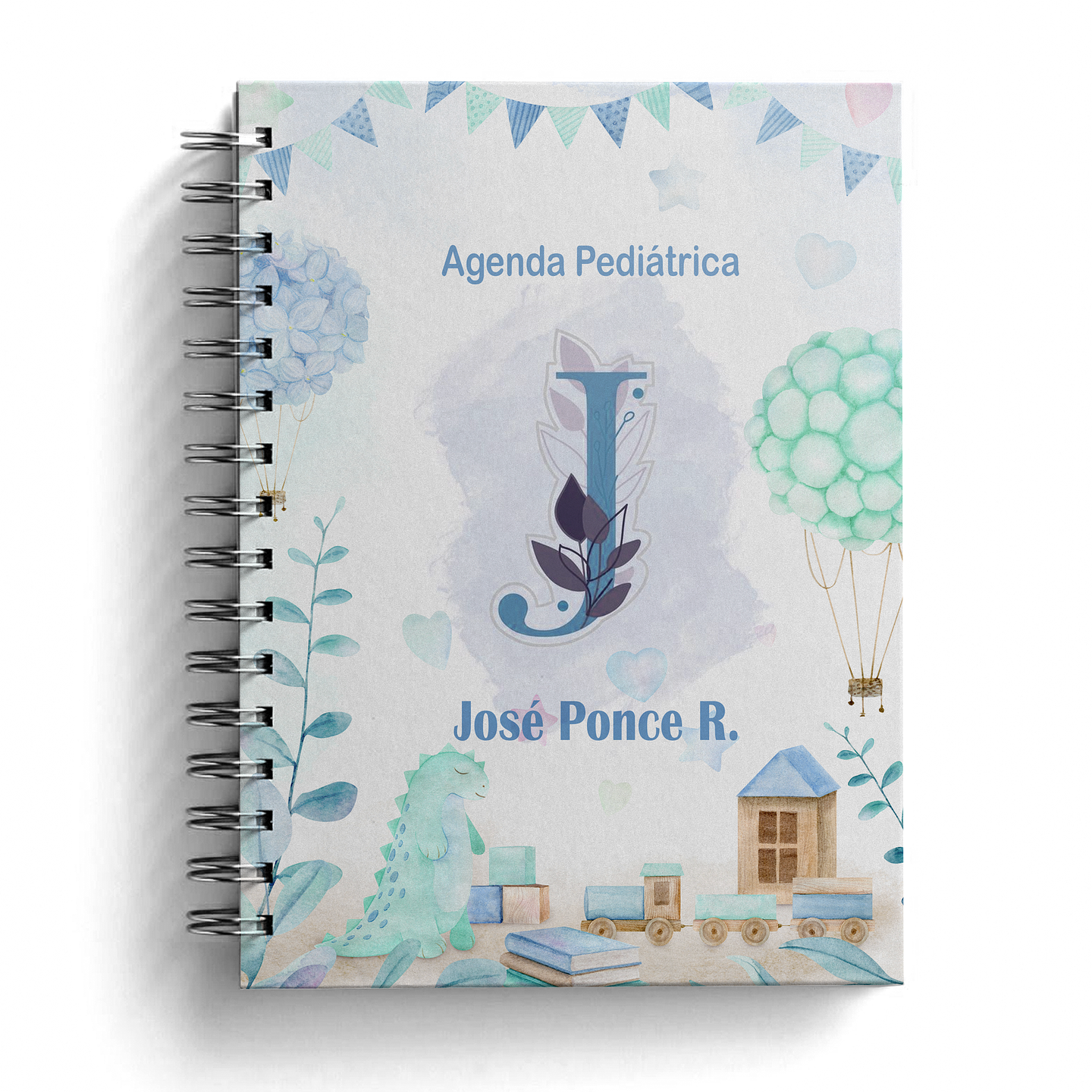 Agenda Pediátrica con Incial + Nombre en la portada 1