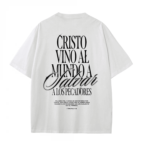 Polera Oversize 1 Timoteo 1:15