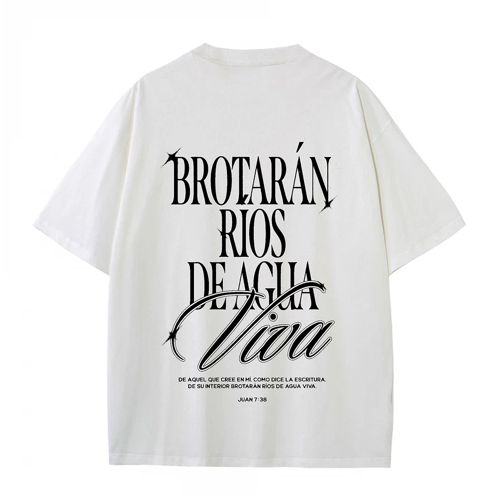 Polera Oversize Juan 7:38 3