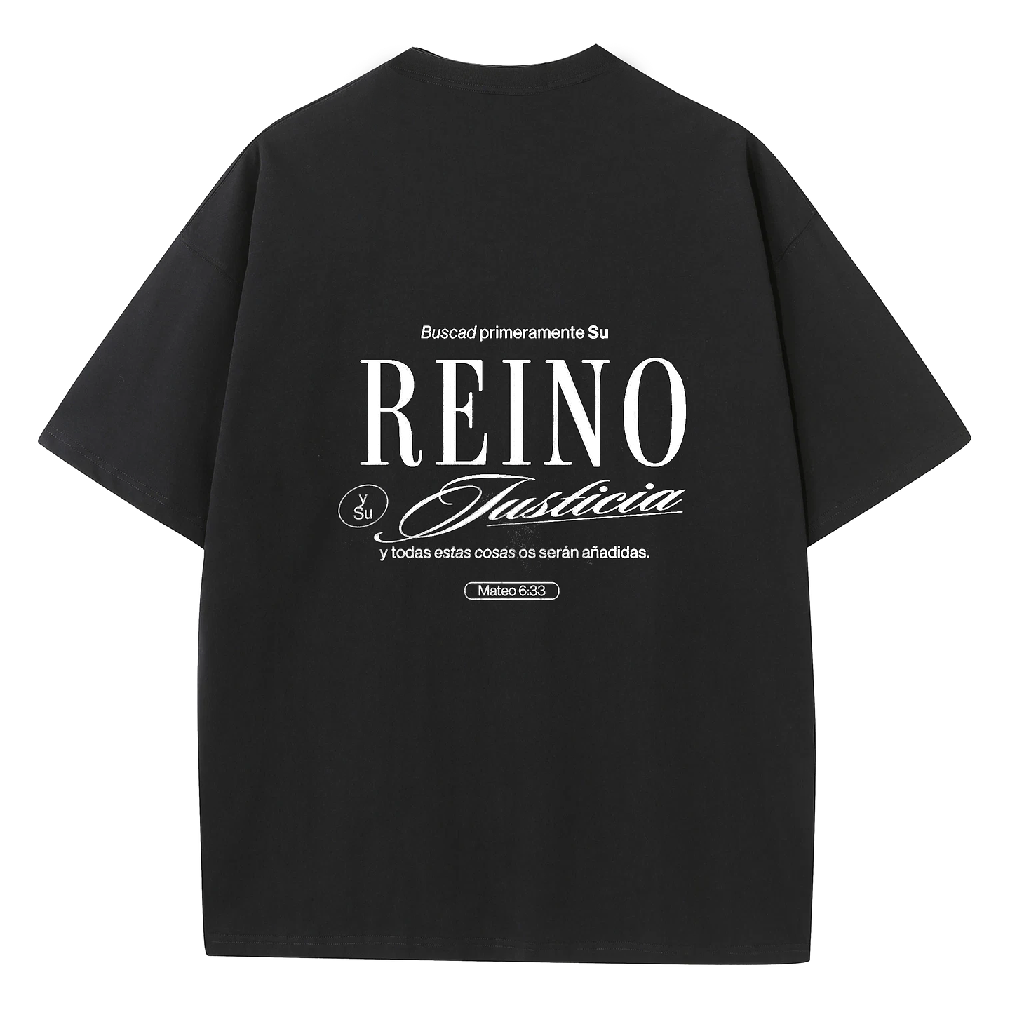 Polera Oversize Mateo 6:33 1