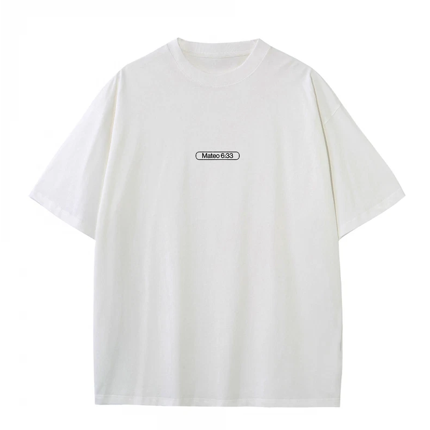 Polera Oversize Mateo 6:33 3