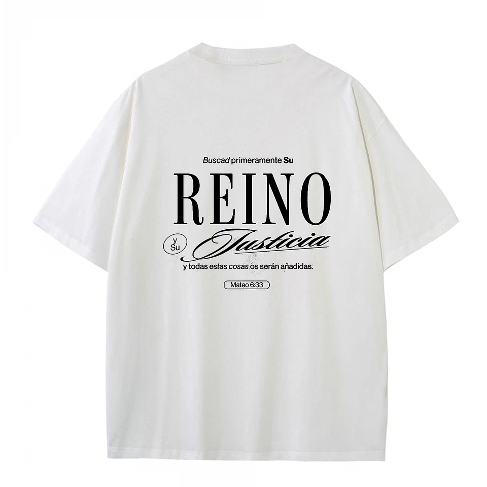 Polera Oversize Mateo 6:33 4