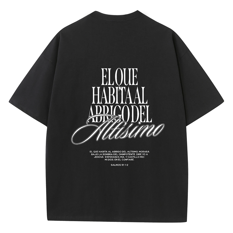 Polera Oversize Salmos 91:1-2 4
