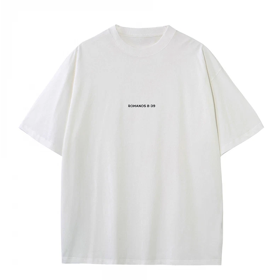 Polera Oversize Romanos 8:39 2