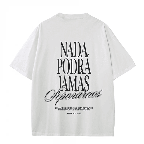 Polera Oversize Romanos 8:39