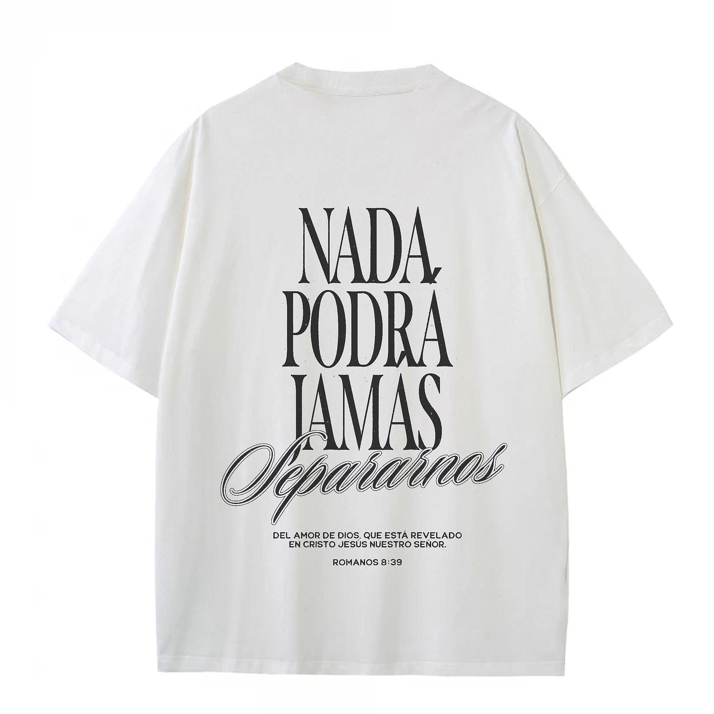 Polera Oversize Romanos 8:39 1