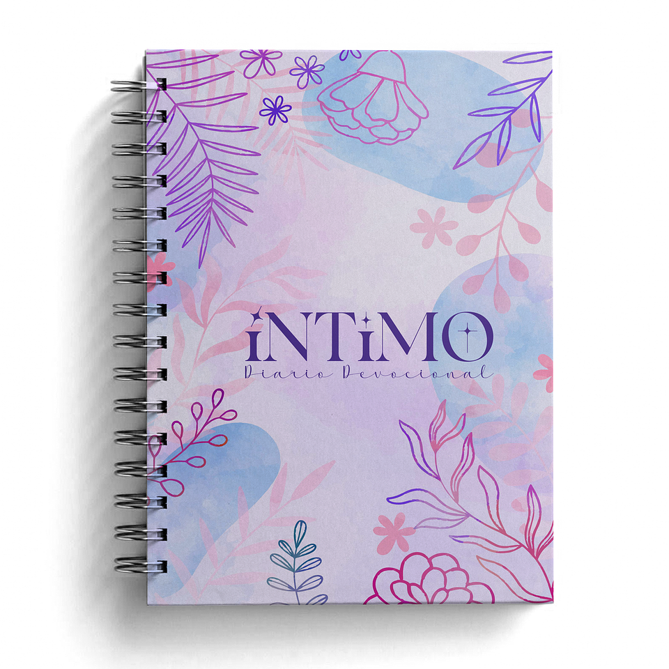 Íntimo Diario Devocional Flores Moradas 1