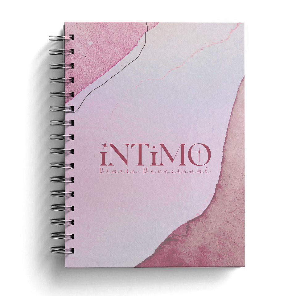 Íntimo Diario Devocional Marmol Rosa 1