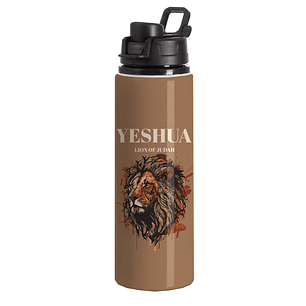 Botella Aluminio Tapa Click Yeshua