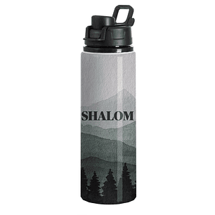 Botella Aluminio Tapa Click Shalom