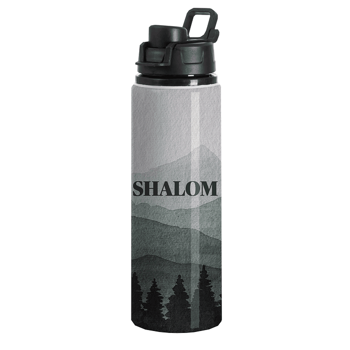 Botella Aluminio Tapa Click Shalom 1