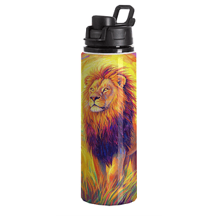 Botella Aluminio Tapa Click León Colores 2