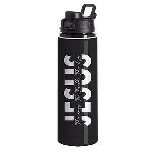 Botella Aluminio Tapa Click Jesus The Way