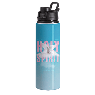 Botella Aluminio Tapa Click Holy Spirit